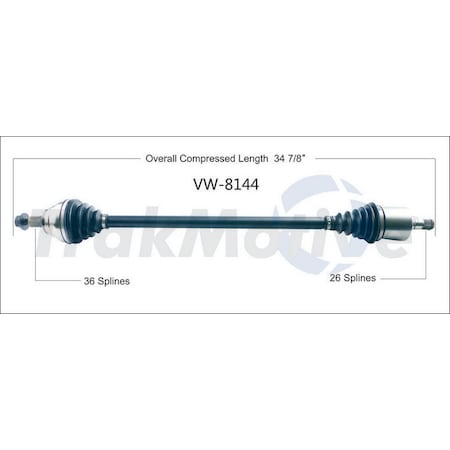 Surtrack Axle Cv Axle Shaft, Vw-8144 VW-8144
